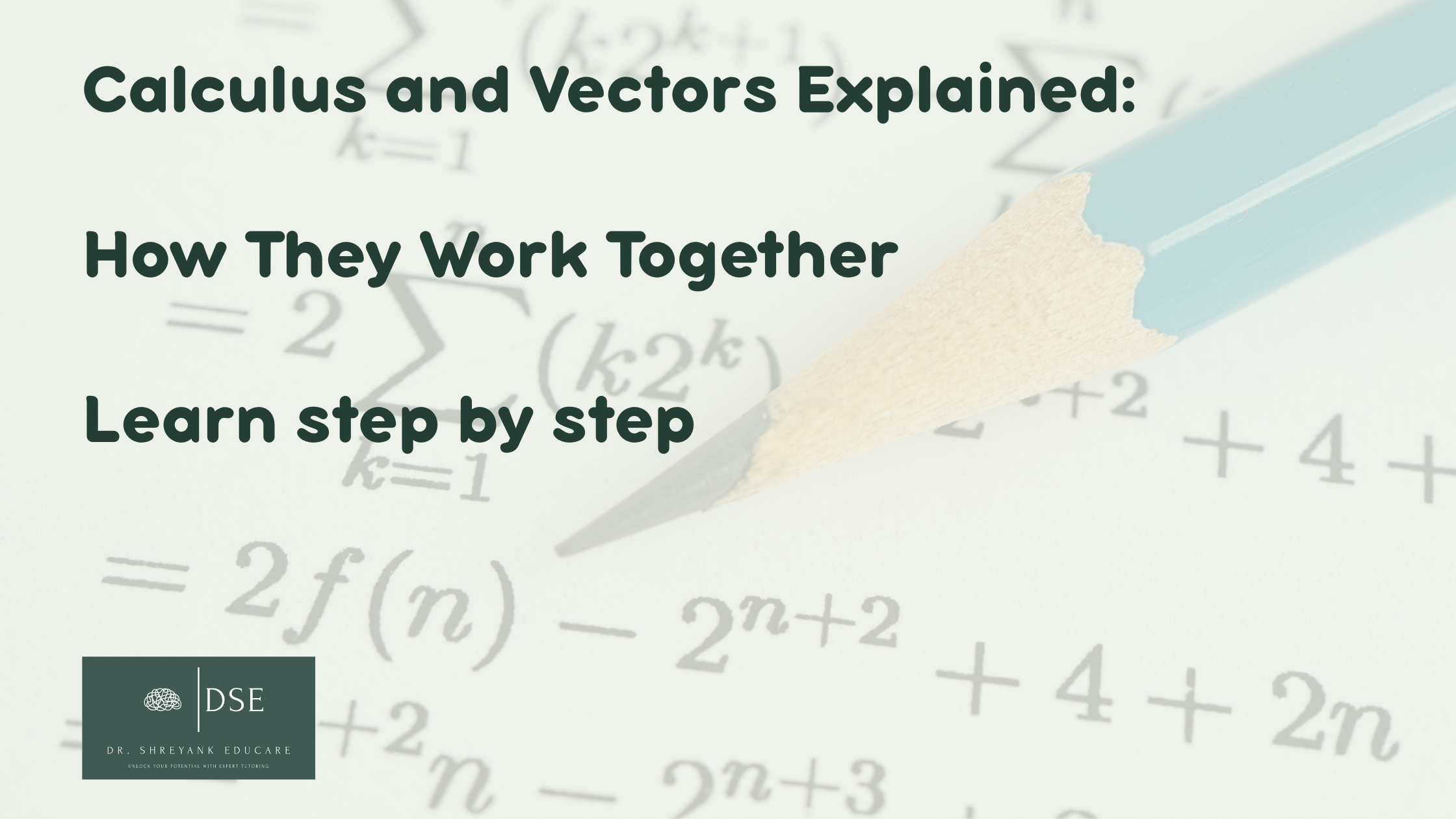 learn vector calculus online with expert tutors